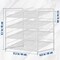 Can Rack Organizer 4-Tier Metal Can Rack Organizer Holds Up to 48 Cans, Can Dispenser for Pantry, Kitchen, Cabinets and Countertops